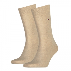 SOCK CLASSIC 2P 369 LIGHT BEIGE