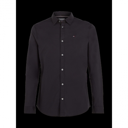 ORIGINAL STRETCH SHIRT LS 078 TOMMY BLACK