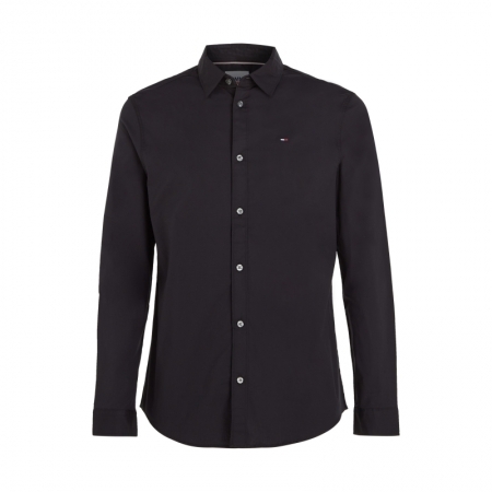 ORIGINAL STRETCH SHIRT LS 078 TOMMY BLACK