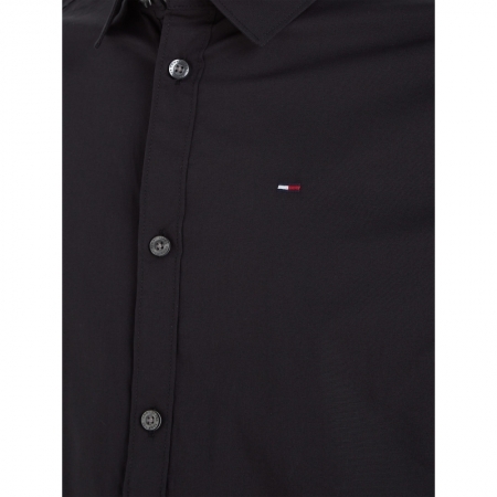 ORIGINAL STRETCH SHIRT LS 078 TOMMY BLACK