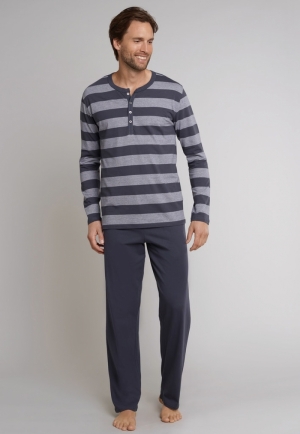 PYJAMA LANG 203 ANTRACIET
