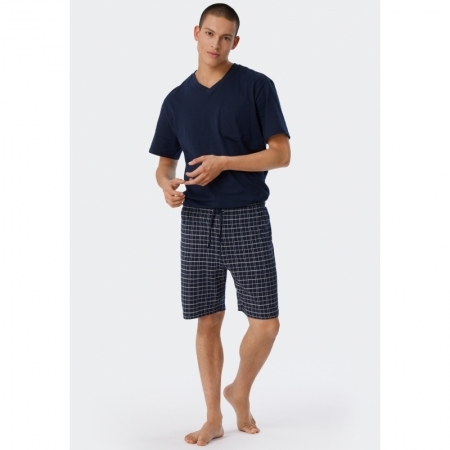 PYJAMA KORT 800 blauw