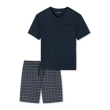 PYJAMA KORT 800 blauw