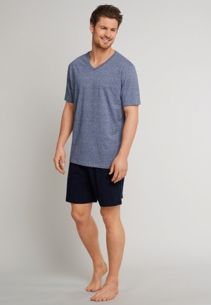 LONG BOXER 803 DONKERBLAUW