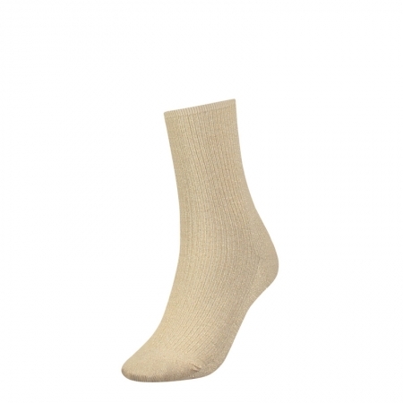 GLITTER SOCK 393 GOLD