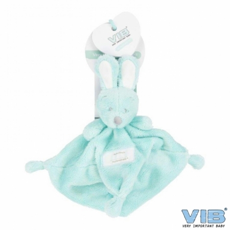 Konijnenhoofd Knuffeldoekje Mint