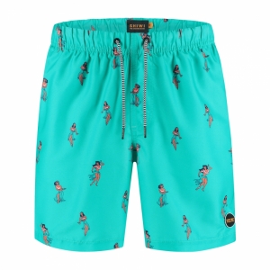 HULA HULA SWIMSHORT 679 BLUE MOSAIC