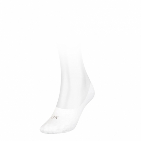 FOOTIE MID CUT 1P CRYSTAL LOGO 002 WHITE