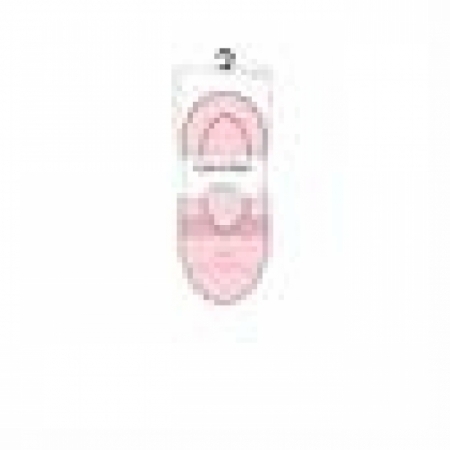 FOOTIE MID CUT 1P CRYSTAL LOGO 003 pink