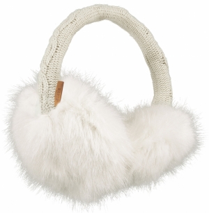 FUR EARMUFFS 010 WHITE