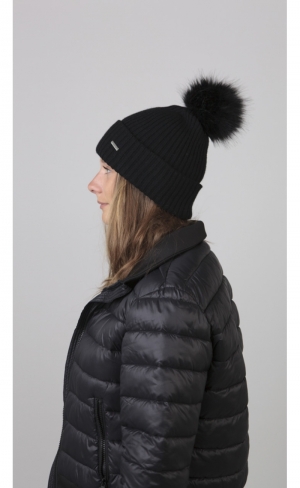 KENZIE BEANIE 001 BLACK
