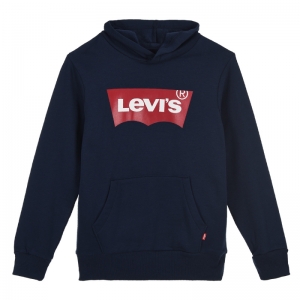 BATWING SCREENPRINT HOODIE C8D DRESS BLUES