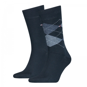 SOCK CHECK 322 DARK NAVY