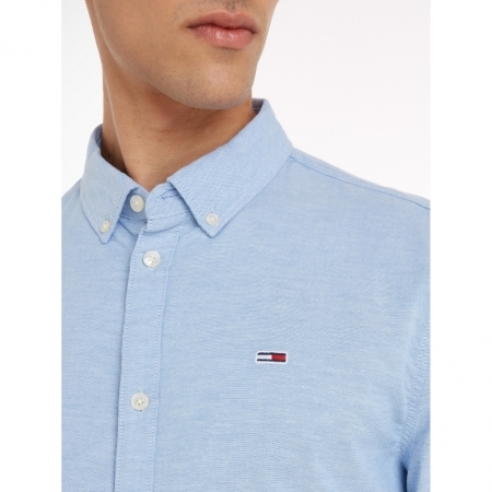 SLIM STRETCH OXFORD SHIRT C4E PERFUME BLU
