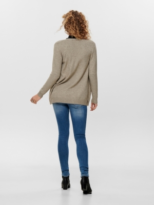 121025 Knit Cardigans Beige melange