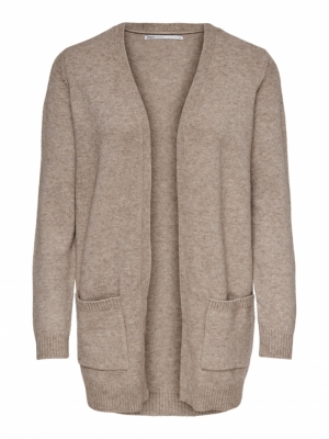 121025 Knit Cardigans Beige melange