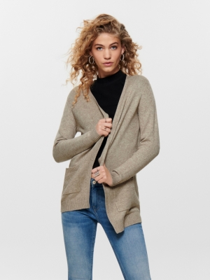 121025 Knit Cardigans Beige melange