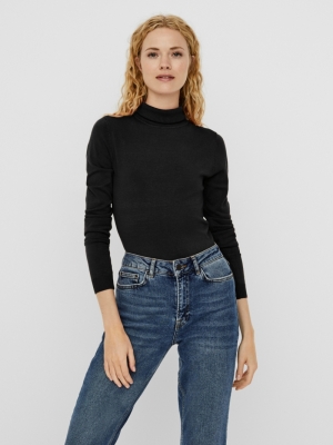 121010 Roll Necks 177868 Black