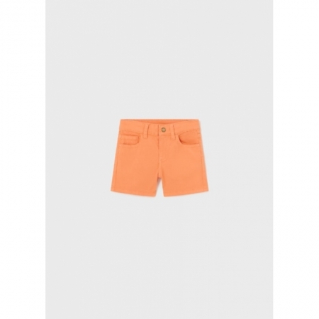 BASIC 5 POCKETS TWILL SHORTS 053 TANGERINE