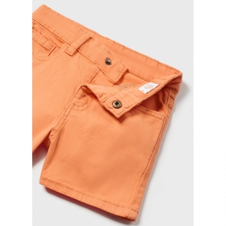 BASIC 5 POCKETS TWILL SHORTS 053 TANGERINE