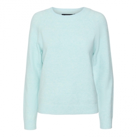 VMDOFFY LS O-NECK BLOUSE GA NO 253018001 Clear