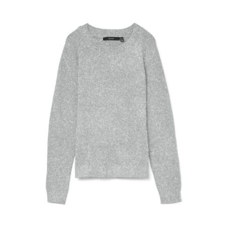 VMDOFFY LS O-NECK BLOUSE GA NO 178994 Light Gr