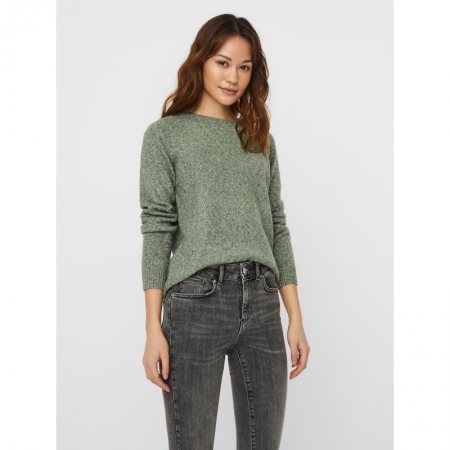 VMDOFFY LS O-NECK BLOUSE GA NO Laurel wreath