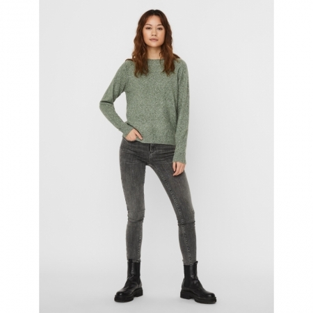 VMDOFFY LS O-NECK BLOUSE GA NO Laurel wreath