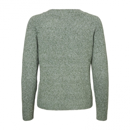 VMDOFFY LS O-NECK BLOUSE GA NO Laurel wreath