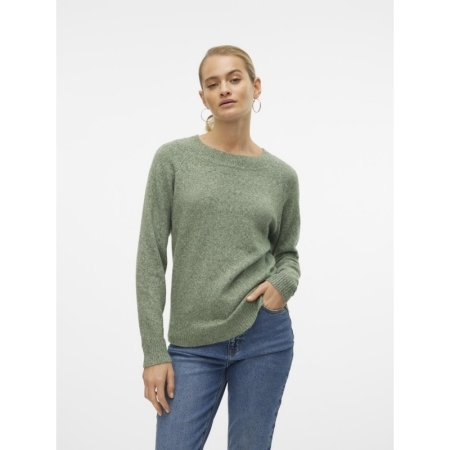 VMDOFFY LS O-NECK BLOUSE GA NO Laurel wreath