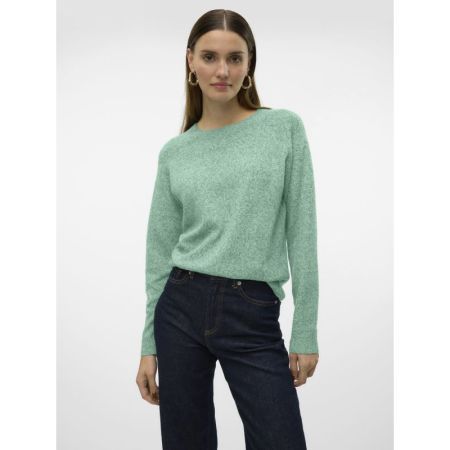 VMDOFFY LS O-NECK BLOUSE GA NO Birds Egg