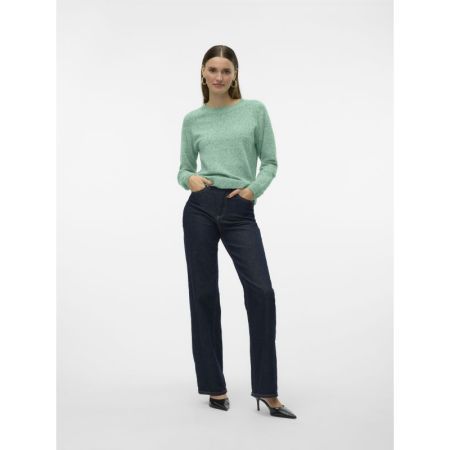 VMDOFFY LS O-NECK BLOUSE GA NO Birds Egg