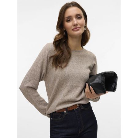 VMDOFFY LS O-NECK BLOUSE GA NO MOON ROCK