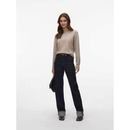 VMDOFFY LS O-NECK BLOUSE GA NO MOON ROCK
