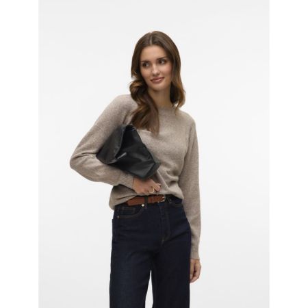 VMDOFFY LS O-NECK BLOUSE GA NO MOON ROCK