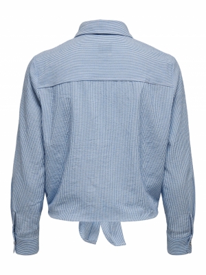 ONLLECEY LS STRIPE KNOT DNM SH 177922001 Cloud