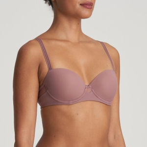 LOUIE SAT satin taupe