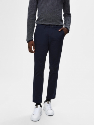 SLHSLIM-MILES FLEX CHINO PANTS 187760 Dark Sap
