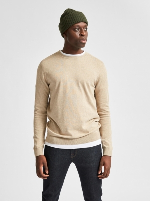 SLHBERG CREW NECK B NOOS Kelp melange