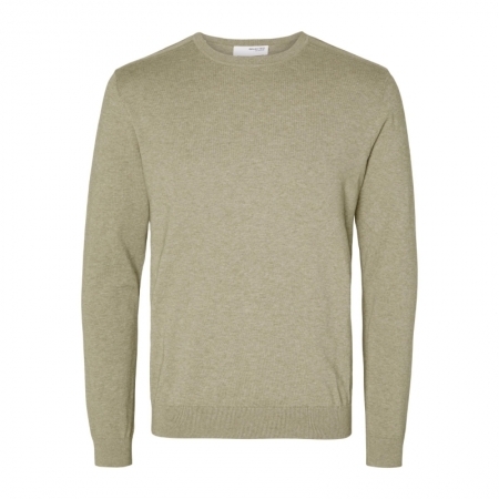 SLHBERG CREW NECK B NOOS 190926001 Vetiv