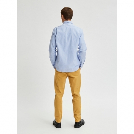 SLHREGRICK-OX FLEX SHIRT LS S 182811 Light Bl