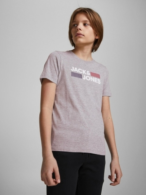 JJECORP LOGO TEE SS CREW NECK Light Grey Play