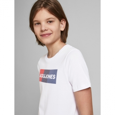 JJECORP LOGO TEE SS CREW NECK White Play