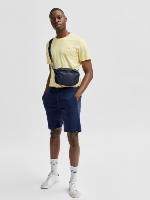 SLHCHESTER FLEX SHORTS W CAMP 178814 Navy Bla