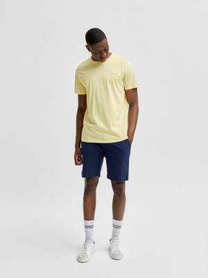SLHCHESTER FLEX SHORTS W CAMP 178814 Navy Bla