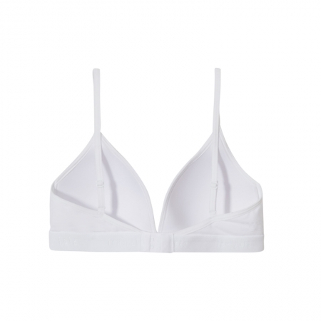 COTTON STRETCH GIRLS BRA 001 White