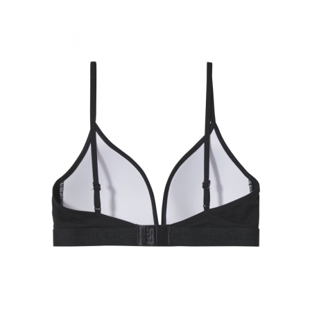 COTTON STRETCH GIRLS BRA 090 Black