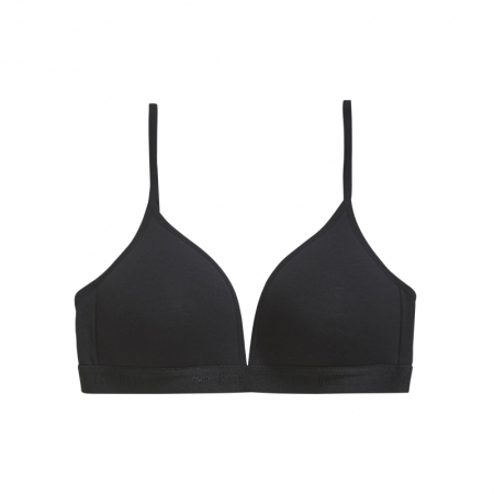 COTTON STRETCH GIRLS BRA 090 Black