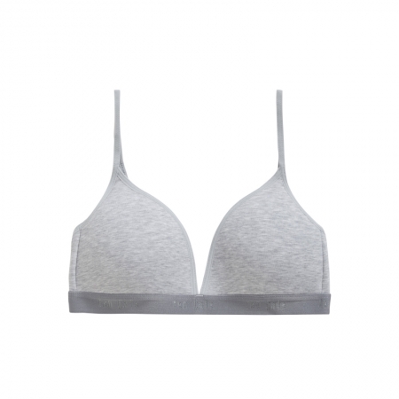 COTTON STRETCH GIRLS BRA 955 Light Grey