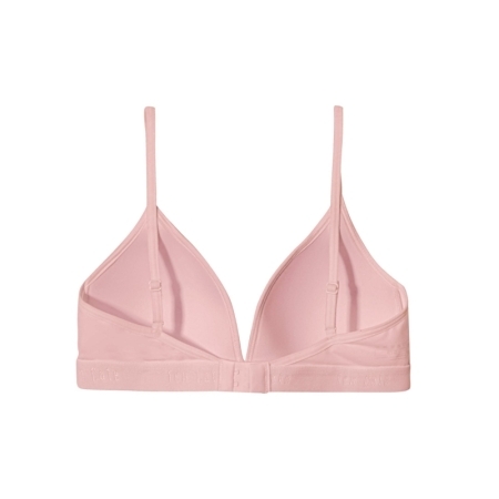 COTTON STRETCH GIRLS BRA 1393 Ash-Pink